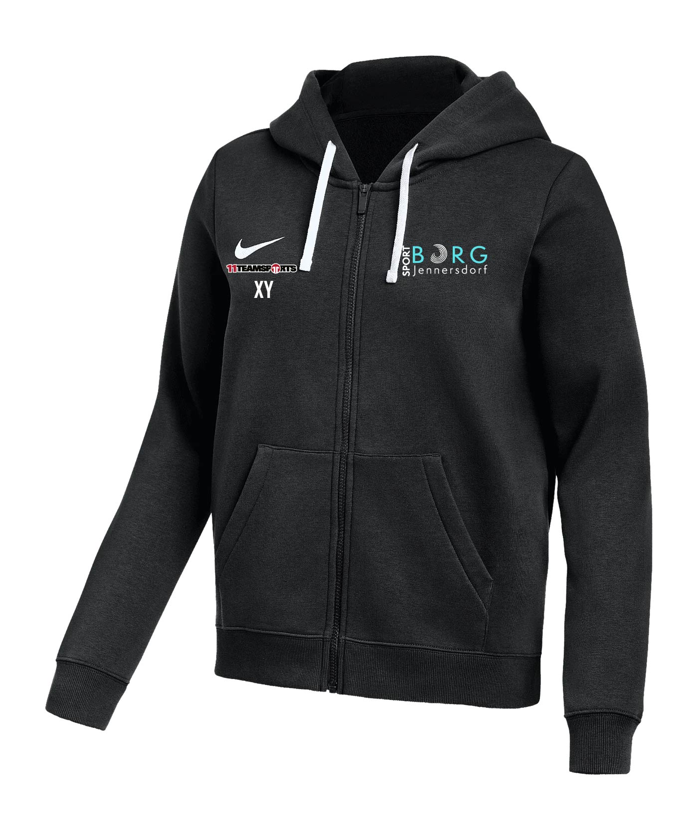 NIKE Park 26 Sweatjacke Kapuzenjacke Damen Schwarz Sport BORG Jennersdorf