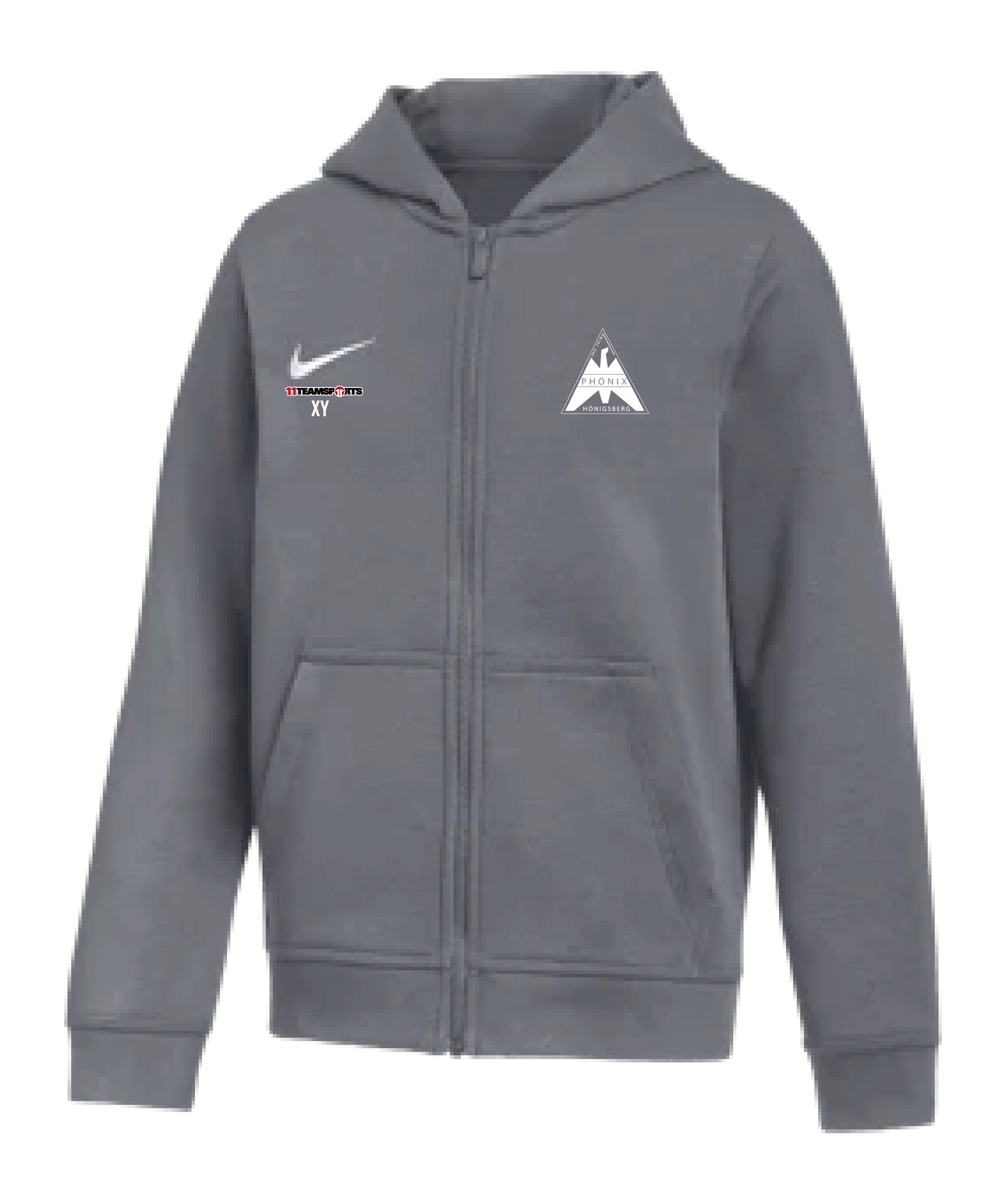 NIKE Park 26 Kapuzenjacke Kids Grau SV Phönix Hönigsberg Mürzzuschlag