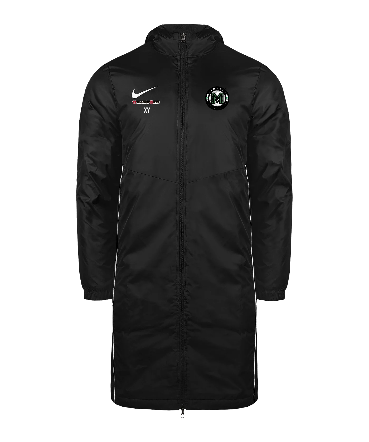 NIKE Park 26 Winterjacke Schwarz USV Mooskirchen