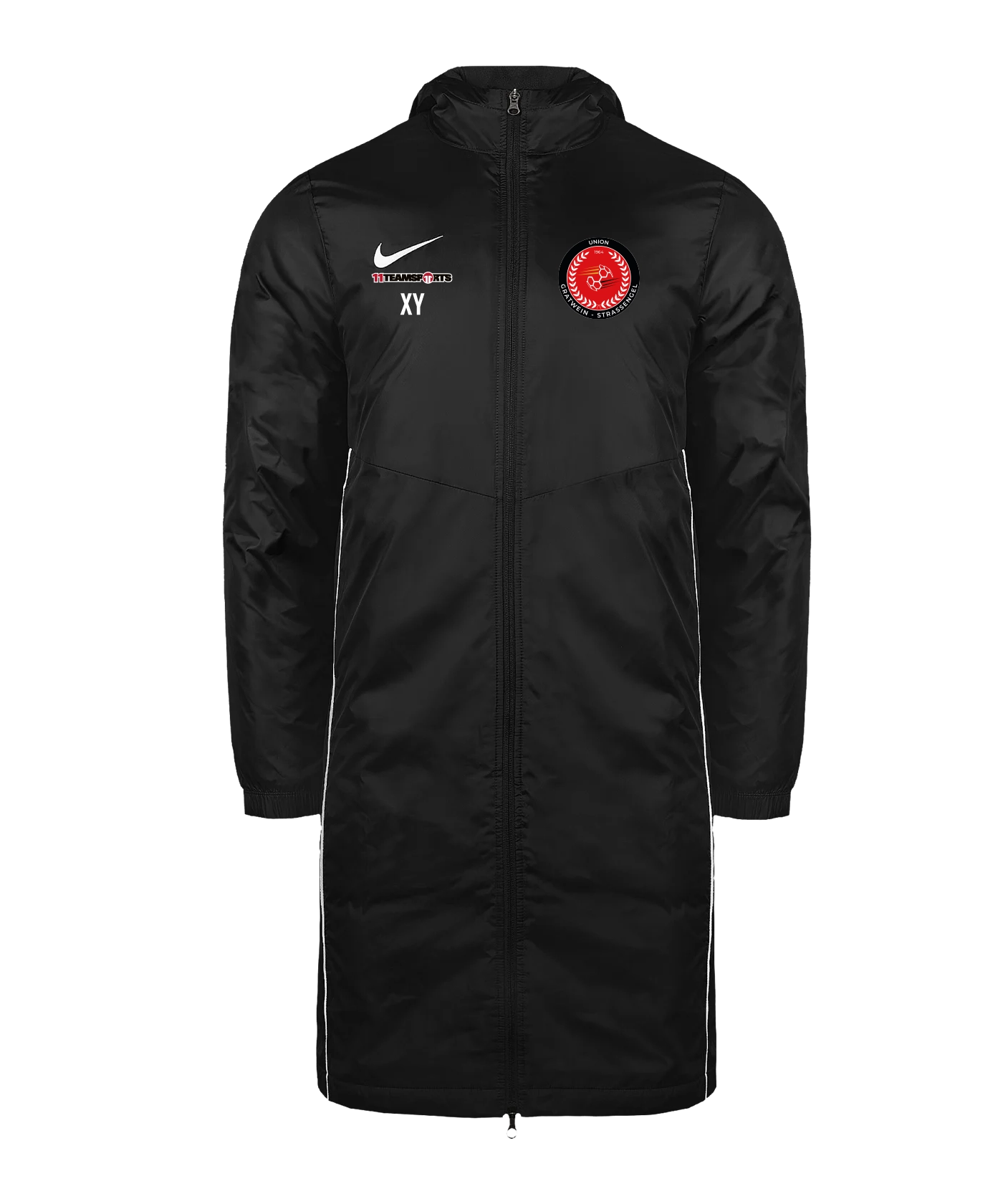 NIKE Park 26 Winterjacke Schwarz SV Gratwein-Strassengel