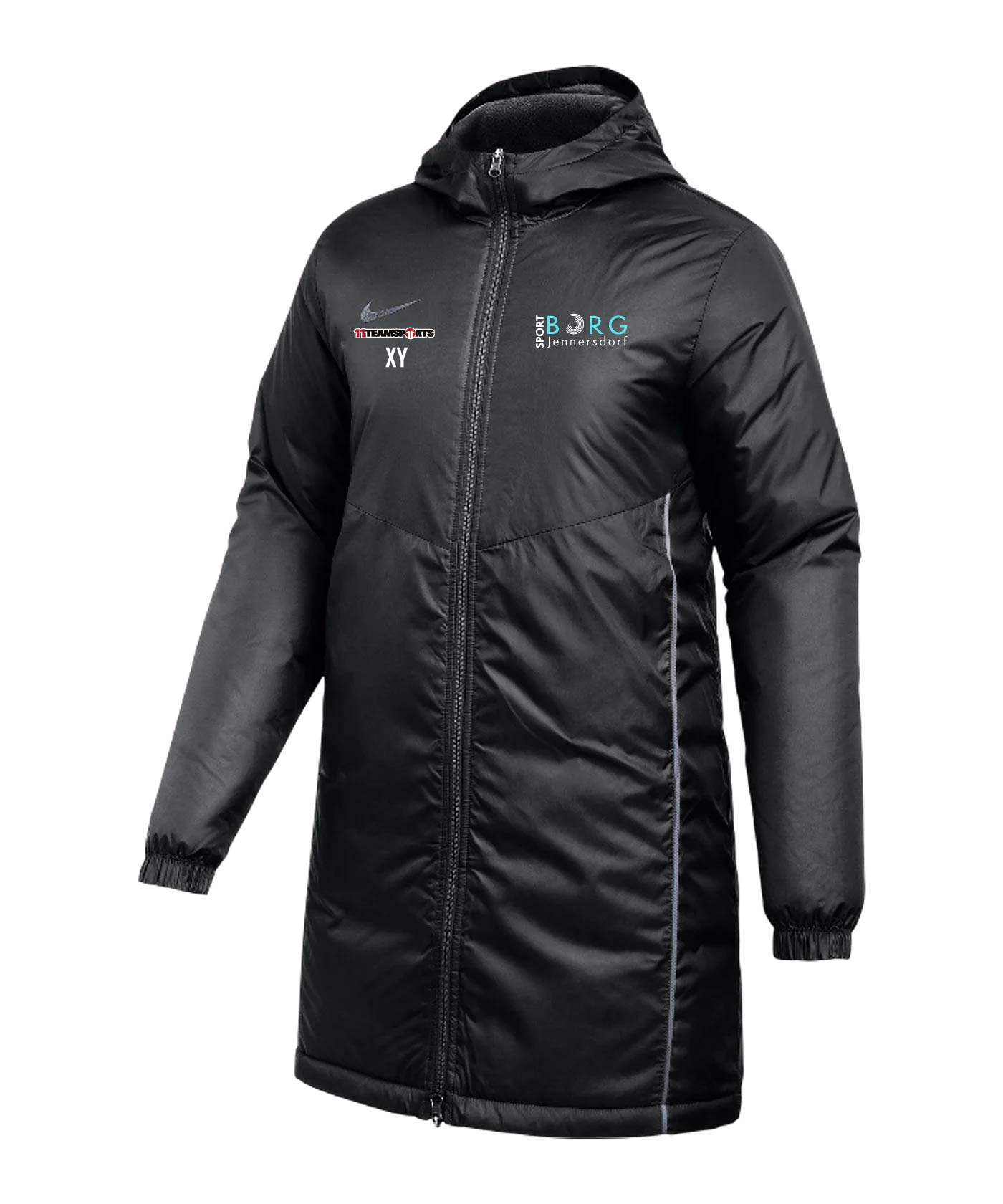 NIKE Park 26 Winterjacke Damen Schwarz Sport BORG Jennersdorf
