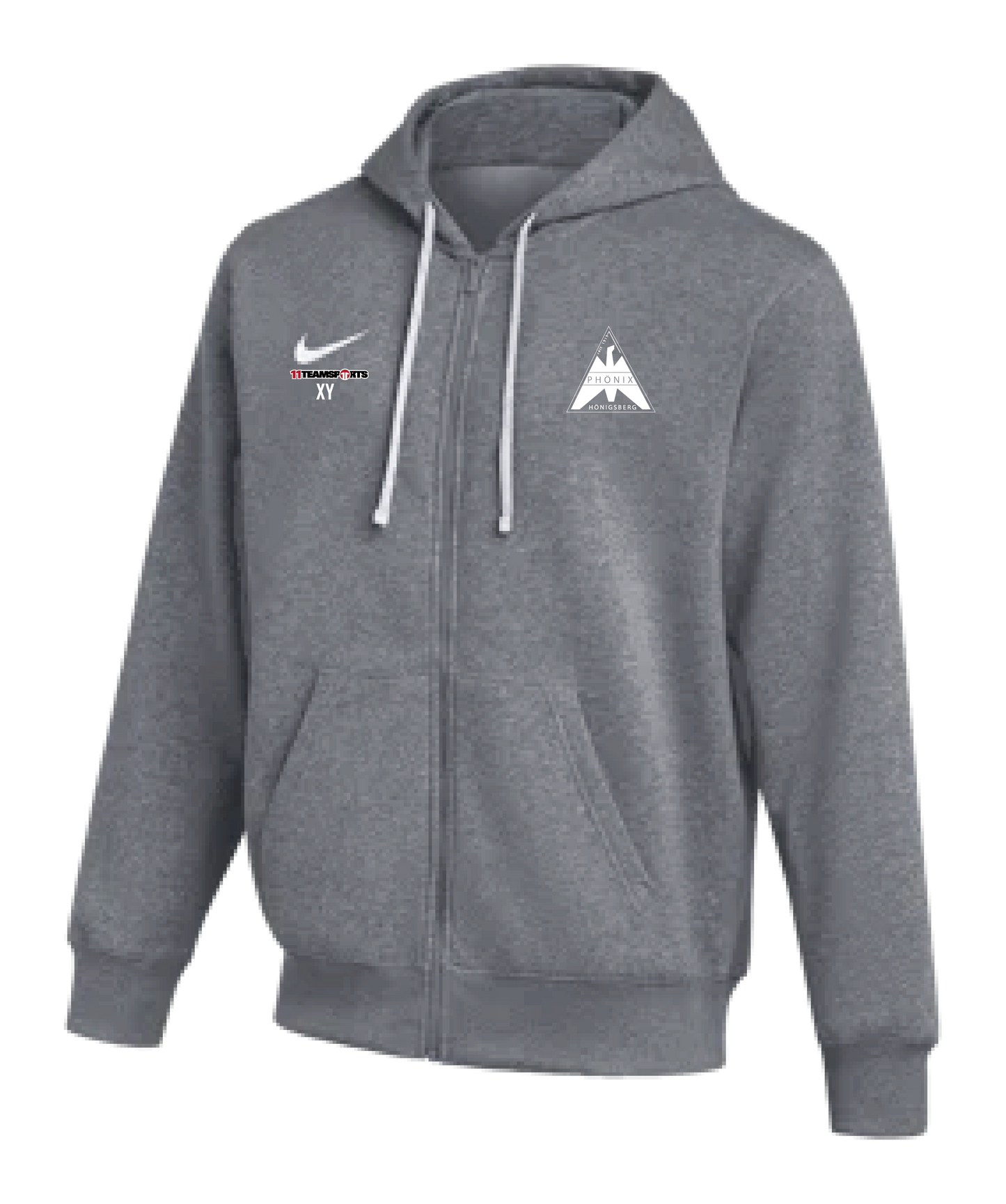 NIKE Park 26 Kapuzenjacke Grau SV Phönix Hönigsberg Mürzzuschlag