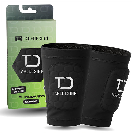 TAPEDESIGN Shinguards Sleeve Schwarz