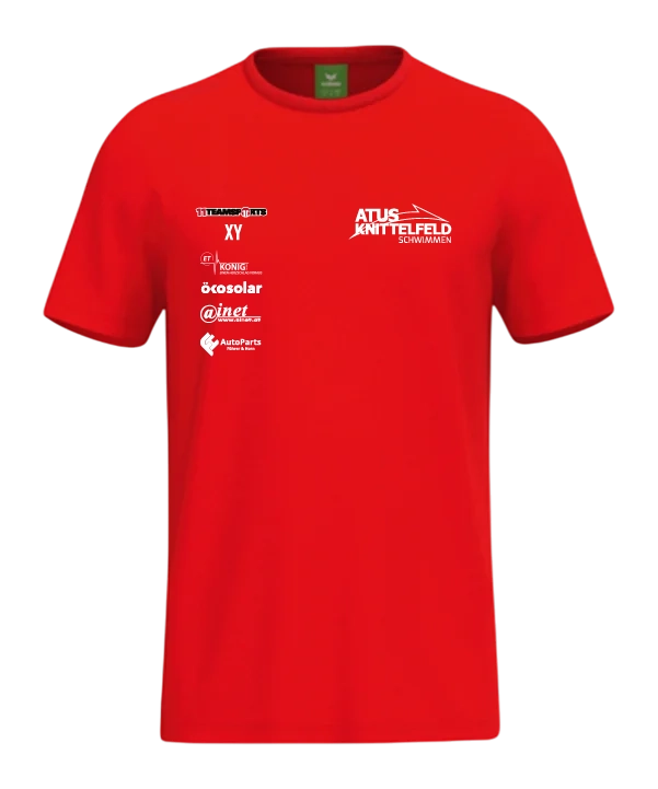 ERIMA TS LOGO T-Shirt Rot ATUS Knittelfeld