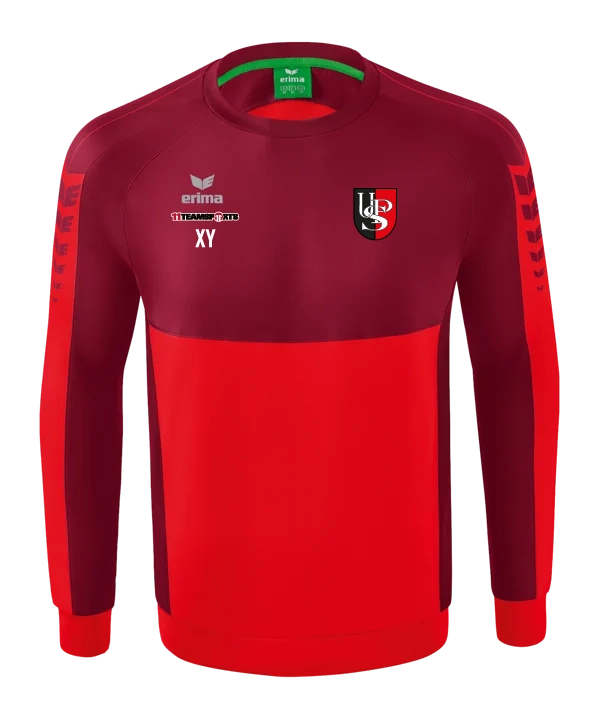 ERIMA Six Wings Sweatshirt Rot Union St Peter am Wimberg