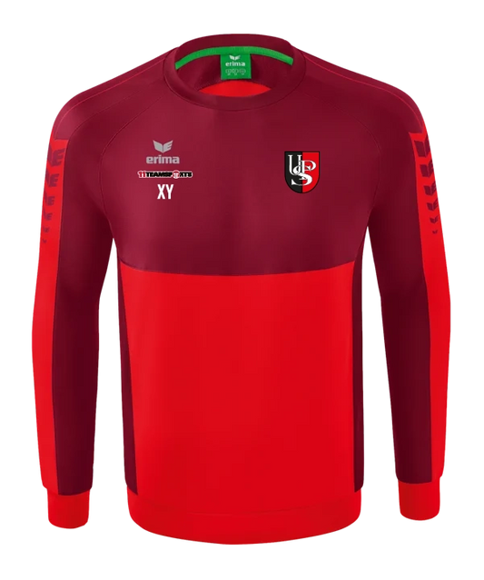 ERIMA Six Wings Sweatshirt Rot Union St Peter am Wimberg