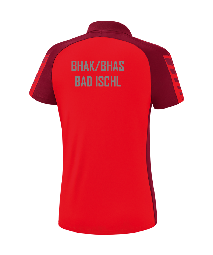 Erima Six Wings Poloshirt Rot Damen HAK Bad Ischl