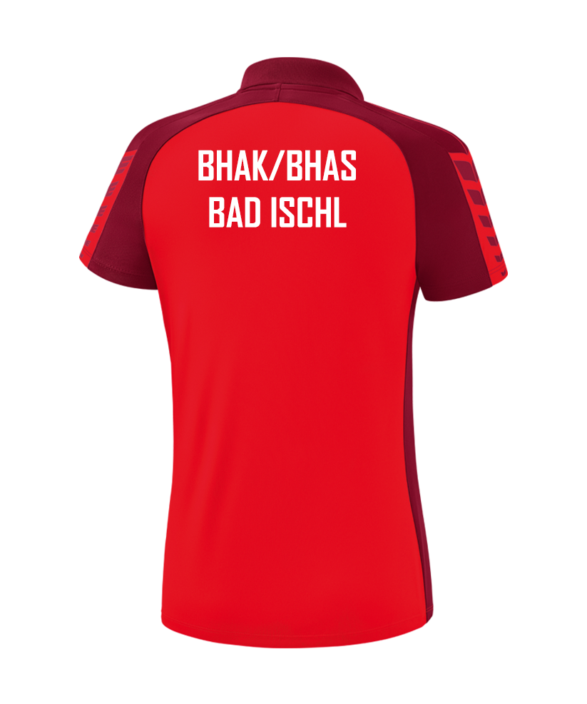 Erima Six Wings Poloshirt Rot Damen HAK Bad Ischl