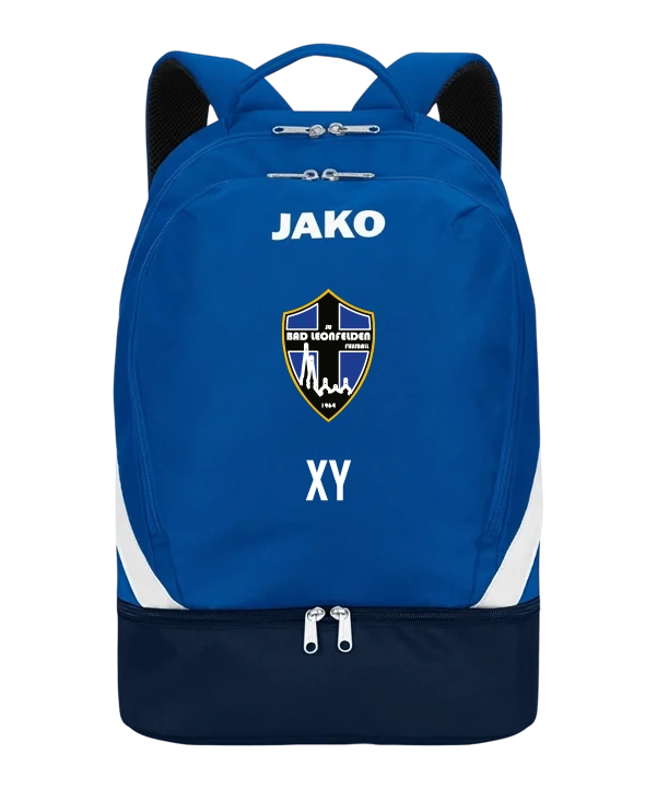 JAKO Iconic Rucksack mit Bodenfach Blau SU Bad Leonfelden