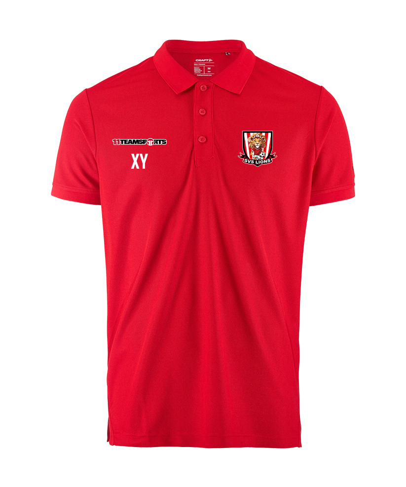 Craft Polo-Shirt Rot SV Sieghartskirchen