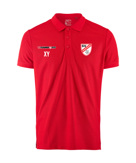 Craft Polo-Shirt Rot SV Sieghartskirchen