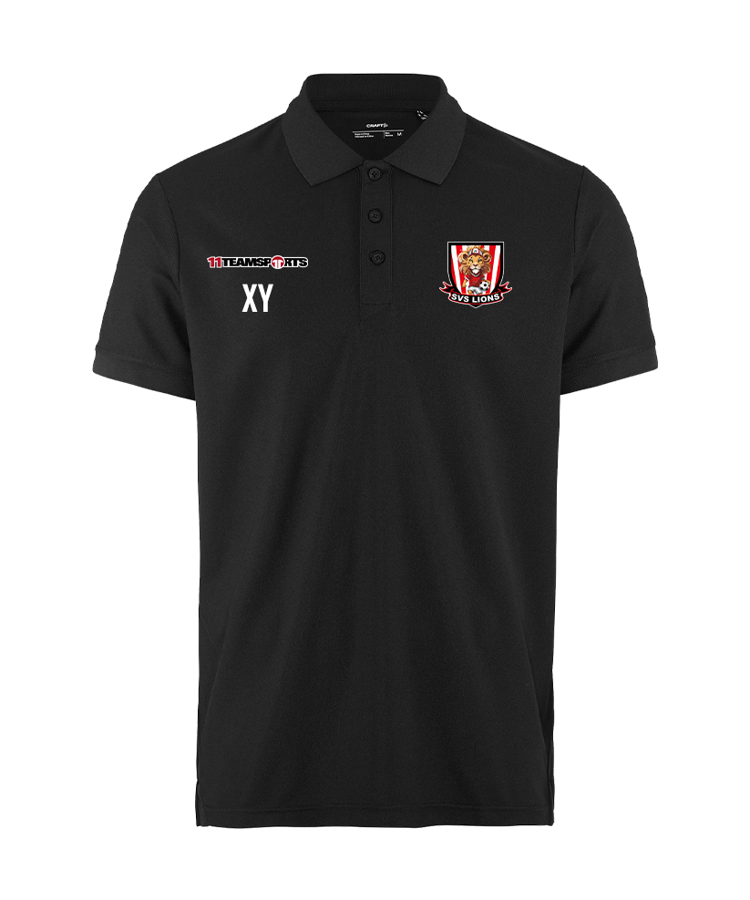 Craft Polo-Shirt Schwarz SV Sieghartskirchen