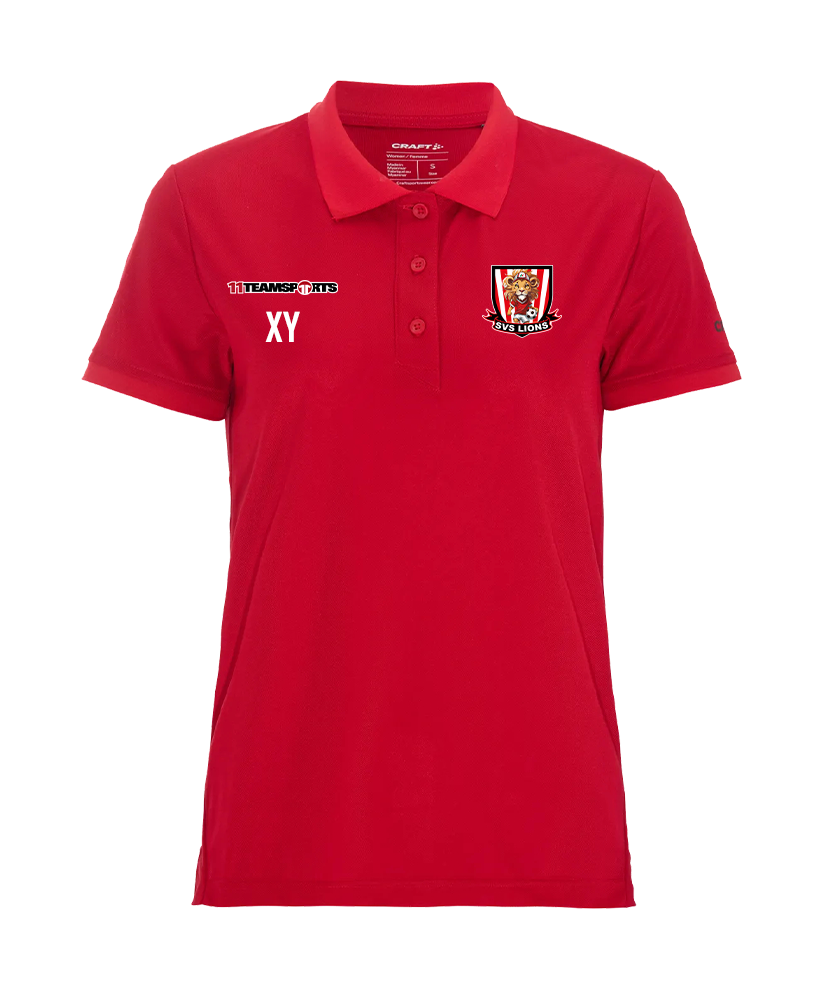 Craft Polo-Shirt Rot Damen SV Sieghartskirchen