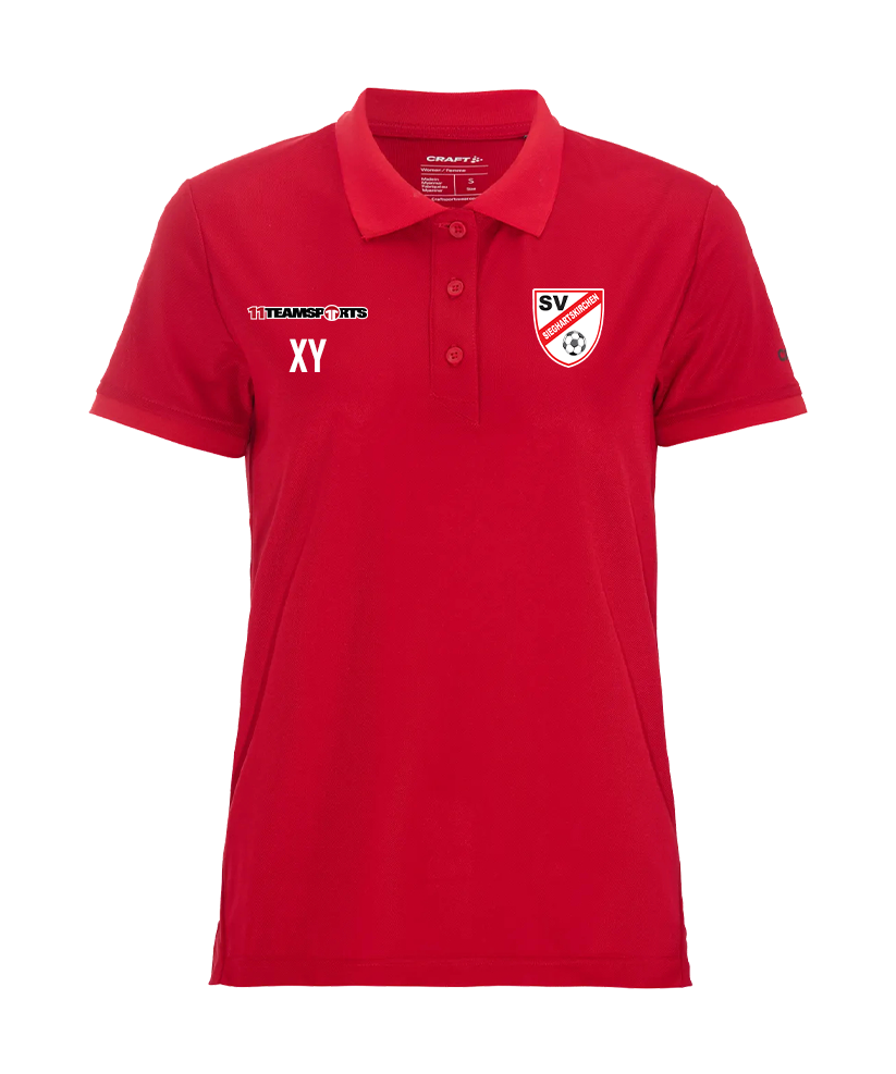 Craft Polo-Shirt Rot Damen SV Sieghartskirchen