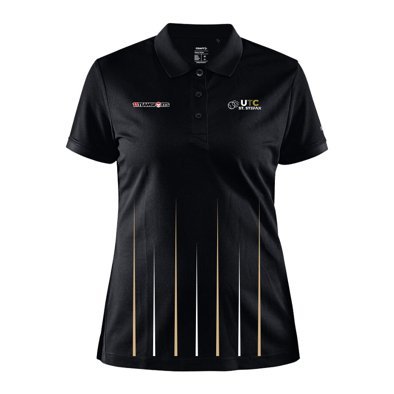 Craft Core Unify Polo Damen Schwarz F999000 UTC St. Stefan