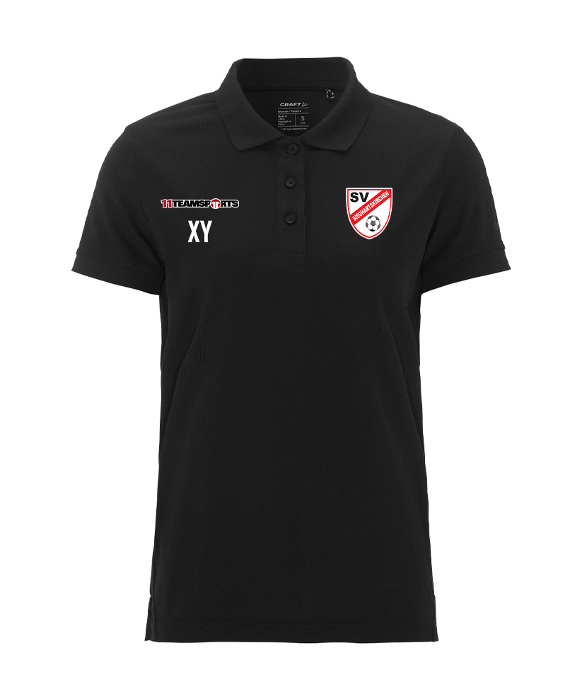 Craft Polo-Shirt Schwarz Damen SV Sieghartskirchen