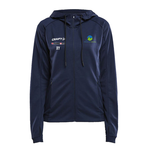 Craft Evolve Kapuzenjacke Damen Blau F390000 MS Mieming