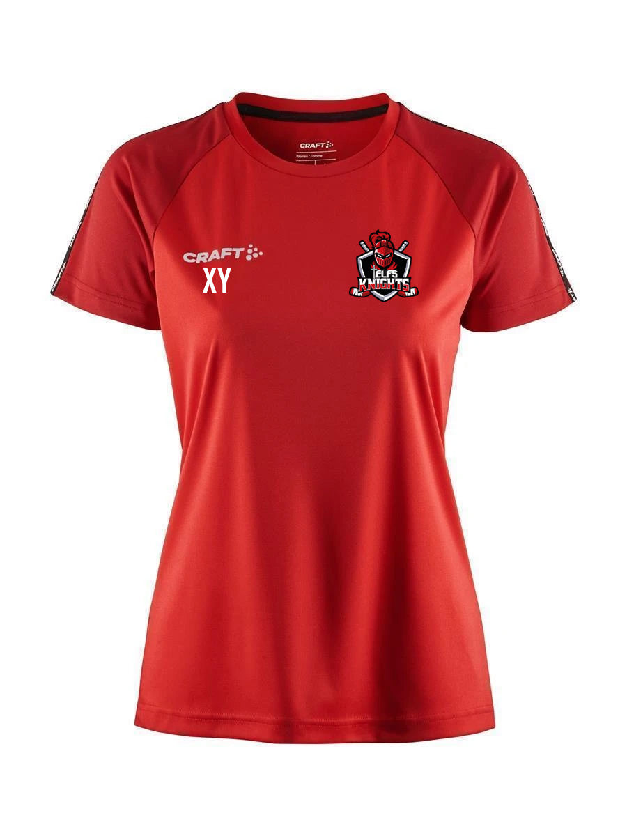 Craft Squad 2.0 Contrast Trikot Damen Rot F430476 Telfs Knights