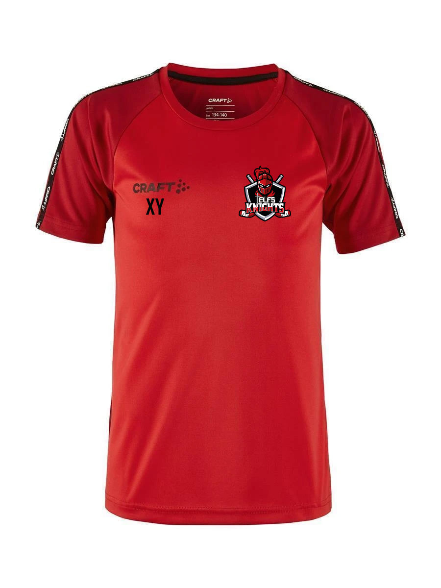 Craft Squad 2.0 Contrast Trikot Kids Rot F430476 Telfs Knights
