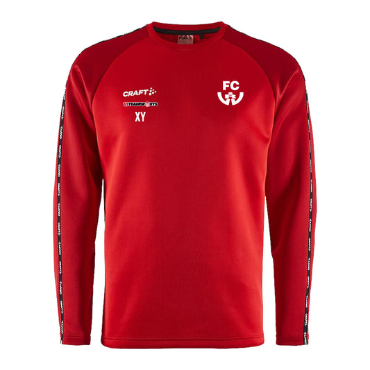 Craft Squad 2.0 Sweatshirt Kids Rot FC Nußdorf/Debant