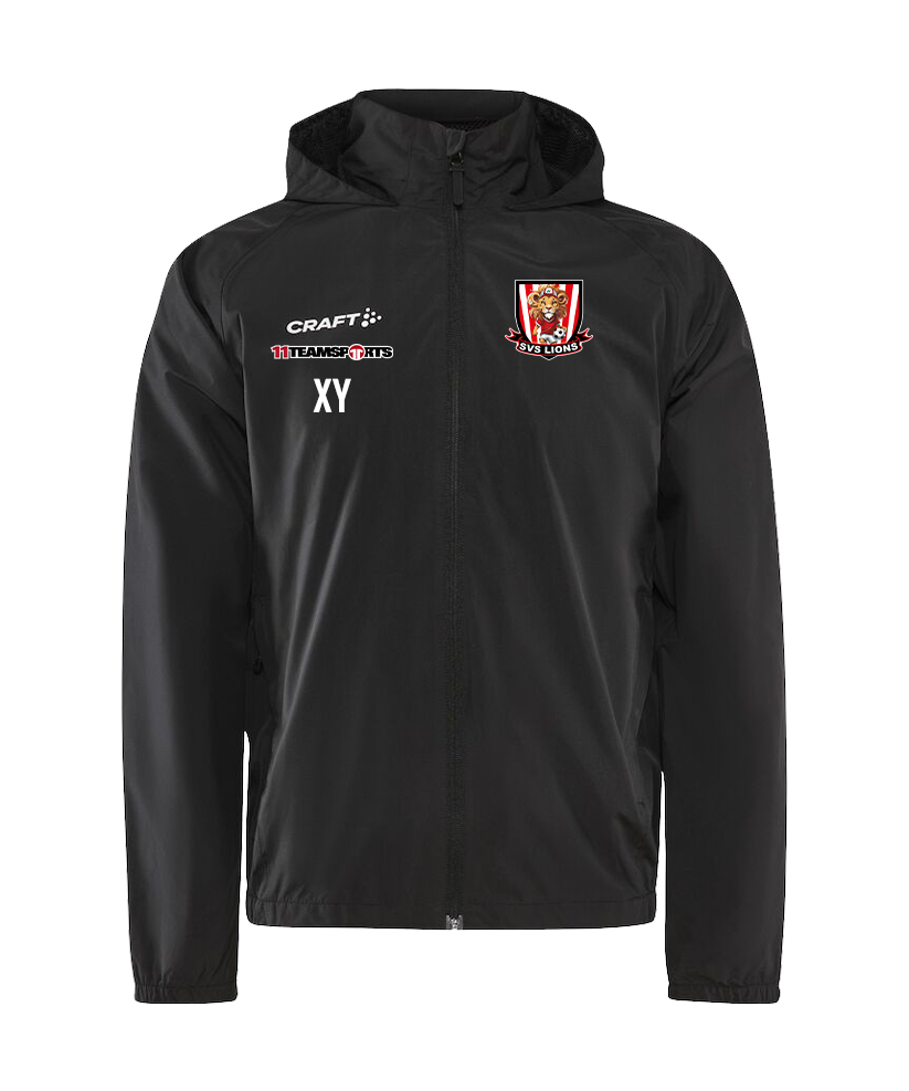 Craft Regenjacke Schwarz Kids SV Sieghartskirchen