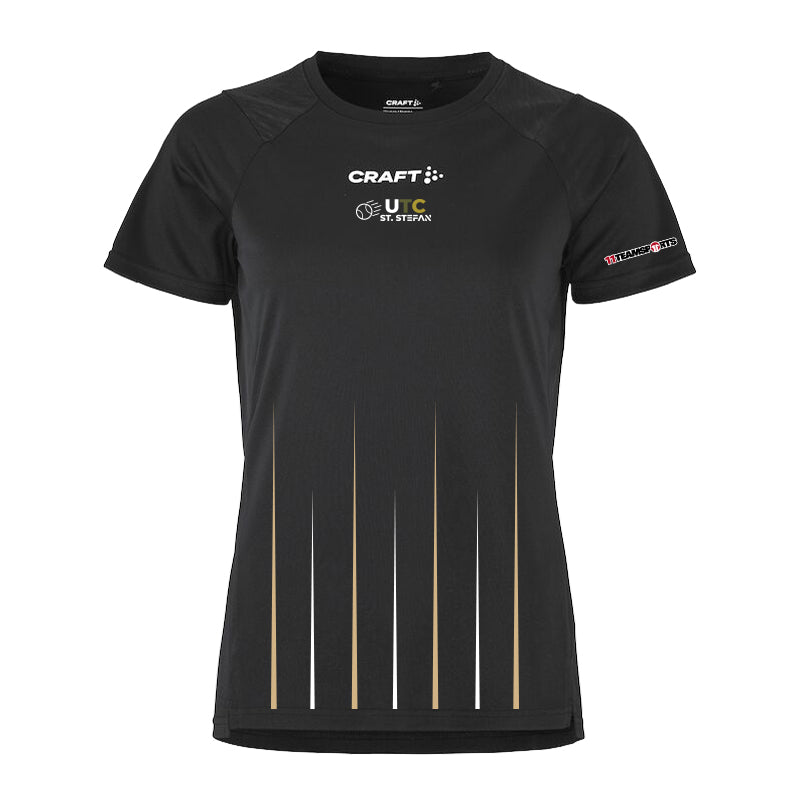 Craft Rush 2.0 T-Shirt Damen Schwarz F999000 UTC St. Stefan
