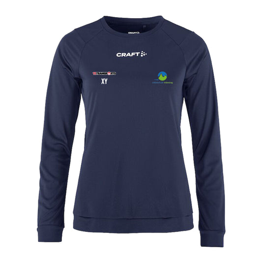 Craft Rush 2.0 Longsleeve T-Shirt Damen Blau F390000 MS Mieming