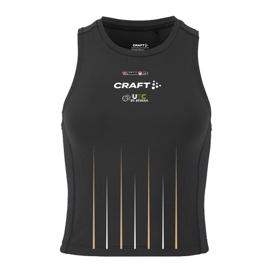 Craft Rush 2.0 Crop Tanktop Damen Schwarz F999000 UTC St. Stefan