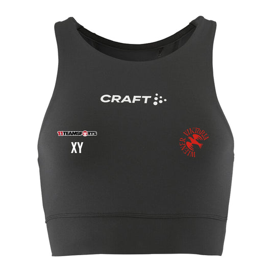 Craft Rush 2.0 Crop Top Damen Schwarz F999000 SC Wiener Viktoria