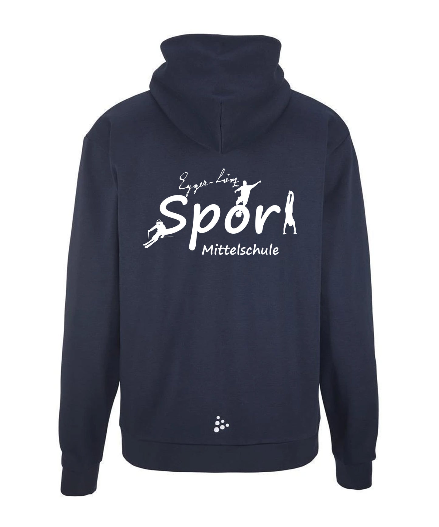 Craft Community Logo FZ Hoodie Mittelschule Egger-Lienz Fußball