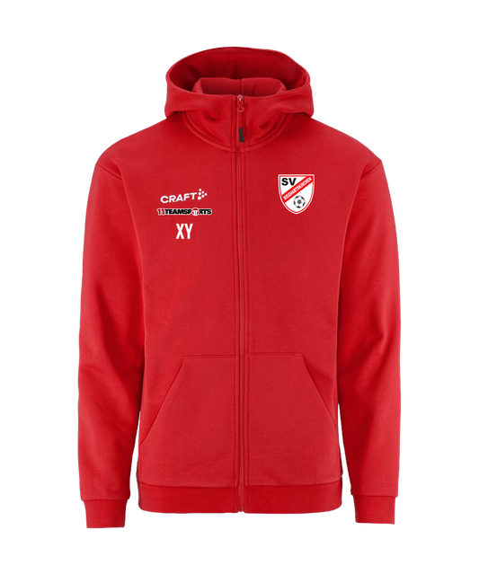 Craft Zip-Hoodie Rot Kids SV Sieghartskirchen