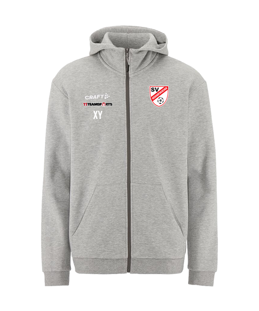 Craft Zip-Hoodie Grau Kids SV Sieghartskirchen