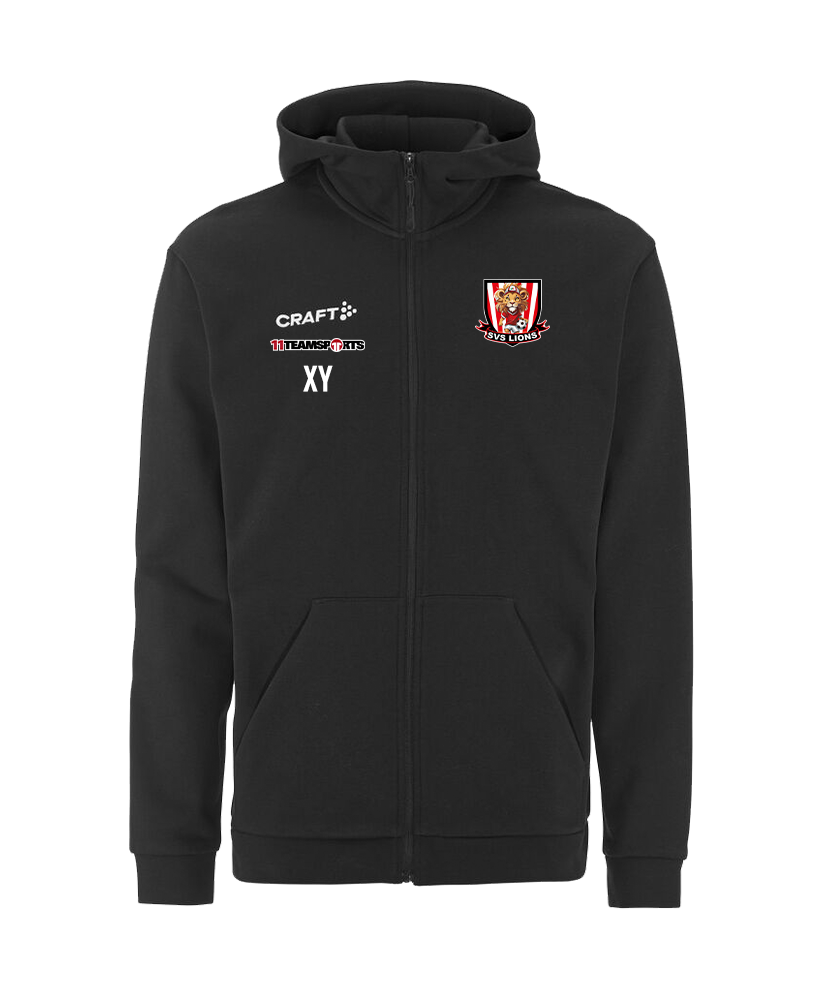 Craft Zip-Hoodie Schwarz Kids SV Sieghartskirchen