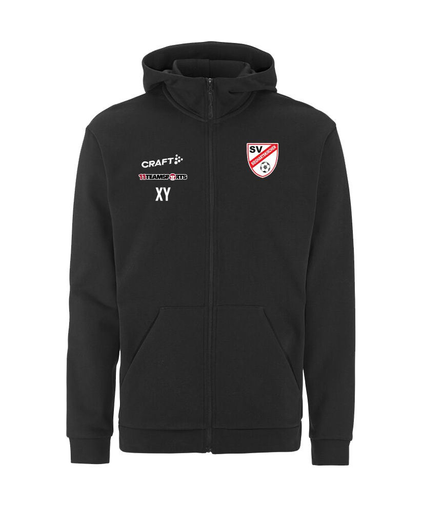 Craft Zip-Hoodie Schwarz Kids SV Sieghartskirchen