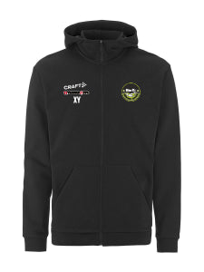 CRAFT Community 2.0 Logo Kapuzenjacke Schwarz Elite-FIT