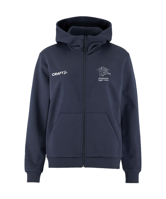 Craft Community Logo FZ Hoodie Damen MS Egger-Lienz Lehrer