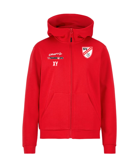 Craft Zip-Hoodie Rot Damen SV Sieghartskirchen