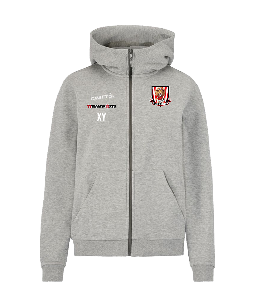 Craft Zip-Hoodie Grau Damen SV Sieghartskirchen