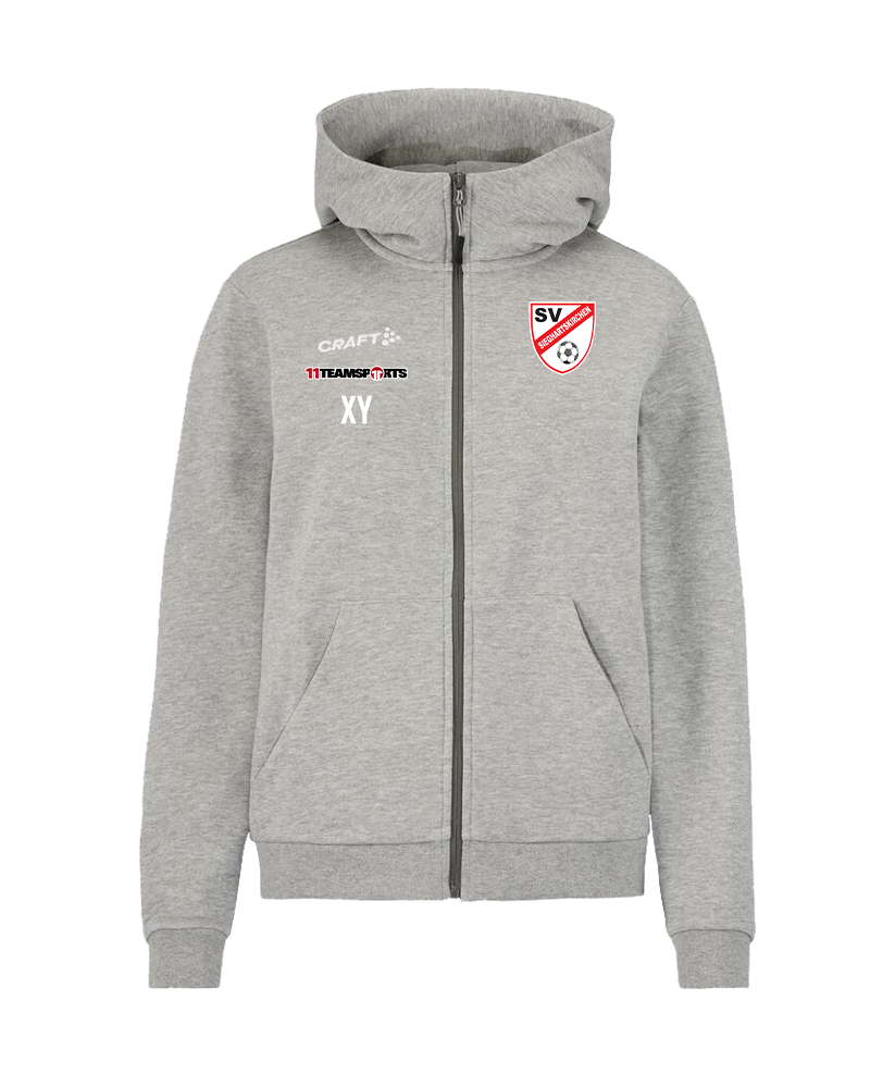 Craft Zip-Hoodie Grau Damen SV Sieghartskirchen