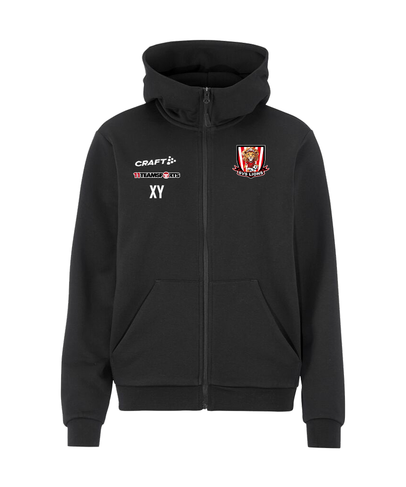Craft Zip-Hoodie Schwarz Damen SV Sieghartskirchen