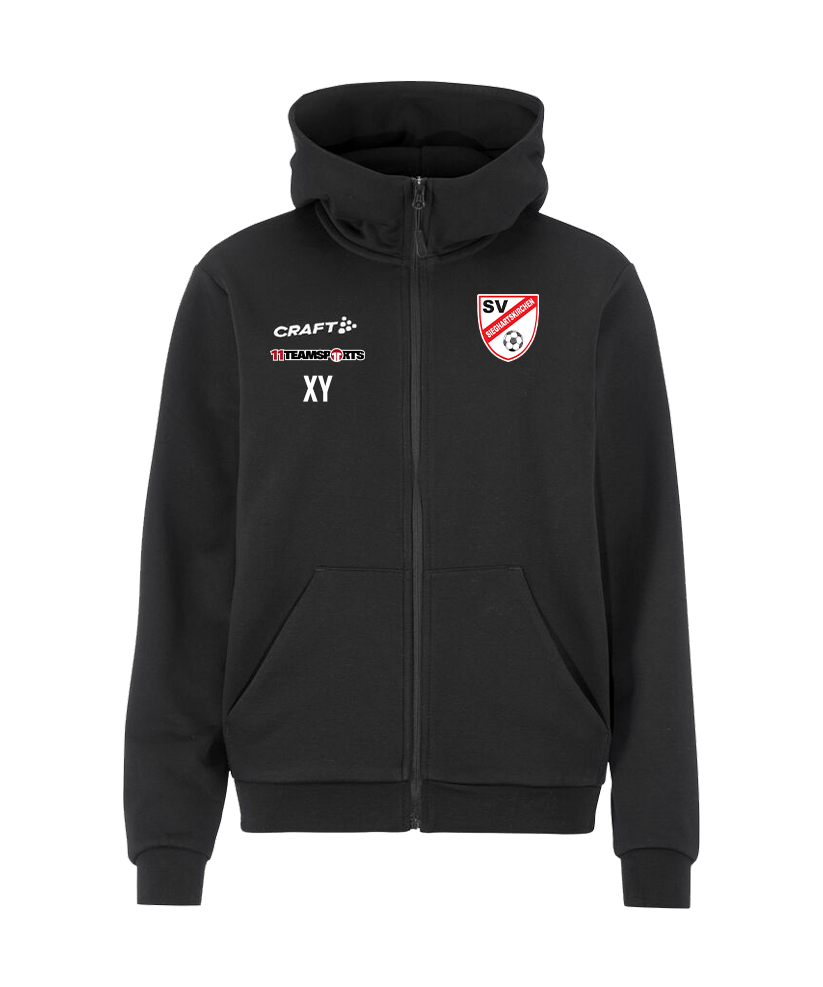 Craft Zip-Hoodie Schwarz Damen SV Sieghartskirchen