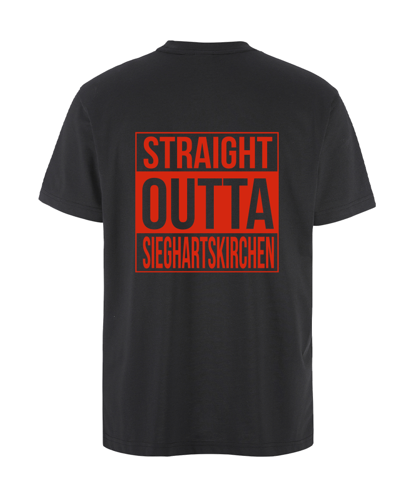 Craft T-Shirt Schwarz Straight Outta SV Sieghartskirchen