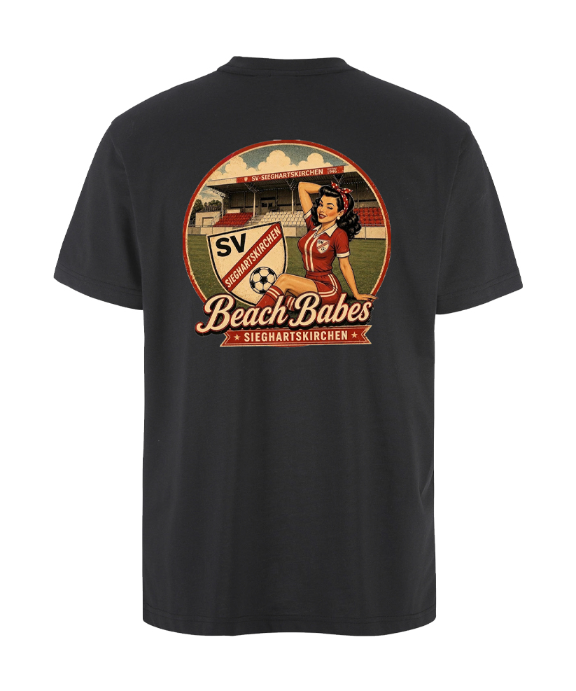 Craft T-Shirt Schwarz Kids Beach Babes SV Sieghartskirchen