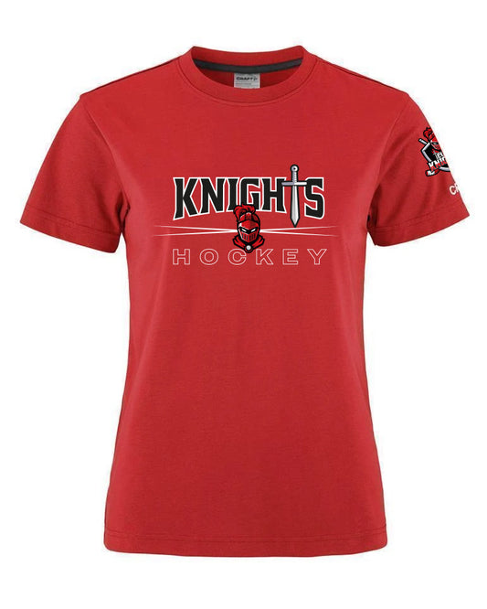 Craft Community 2.0 Fanshirt Damen Rot F430000 Telfs Knights