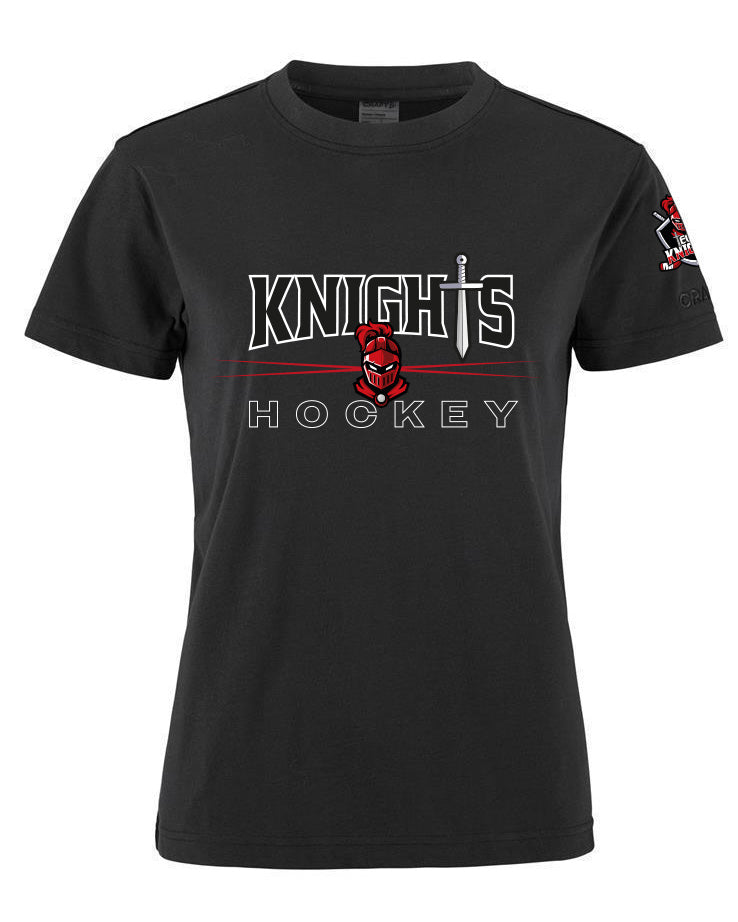 Craft Community 2.0 Fanshirt Damen Schwarz F999000 Telfs Knights