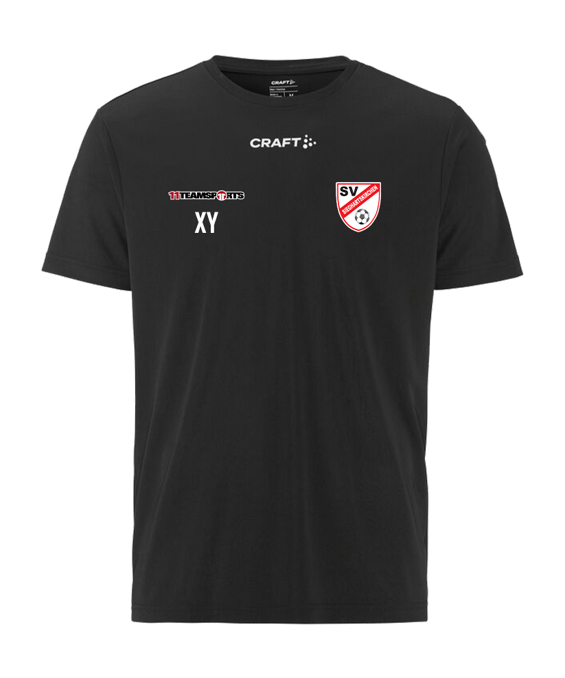 Craft Trainingsshirt Squad Go Schwarz SV Sieghartskirchen