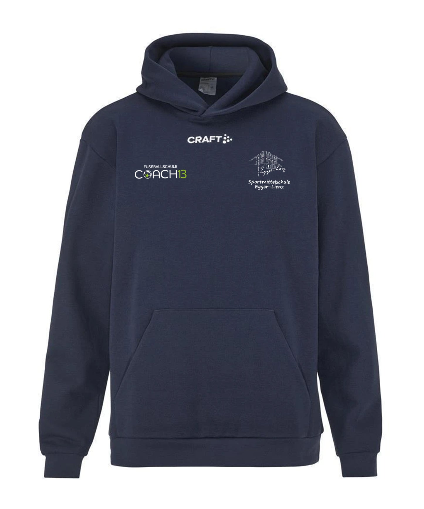 Craft Community Logo Hoodie Mittelschule Egger-Lienz Fußball