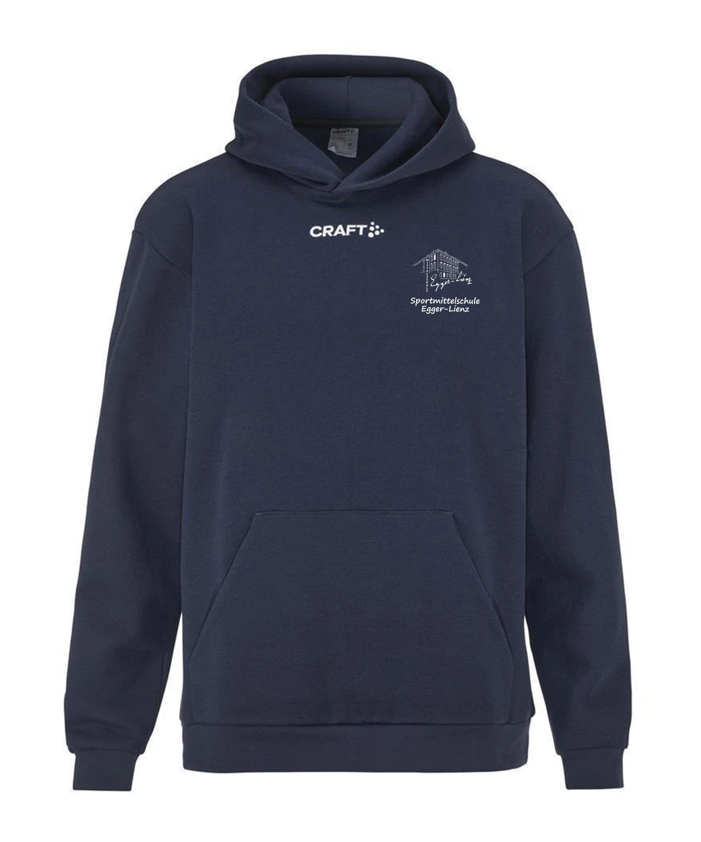 Craft Community Logo Hoodie Mittelschule Egger-Lienz Sportklasse