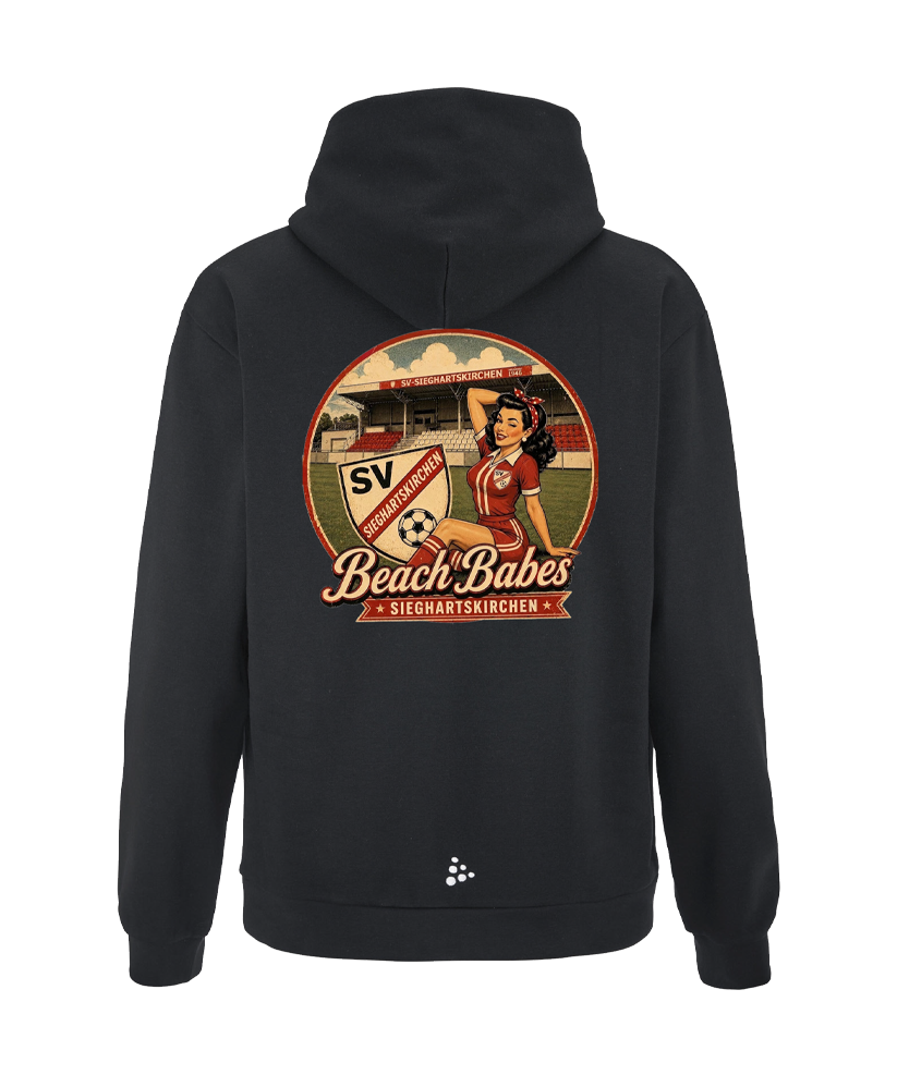 Craft Hoodie Schwarz Beach Babes SV Sieghartskirchen