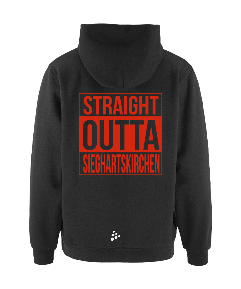 Craft Hoodie Schwarz Damen Straight Outta SV Sieghartskirchen